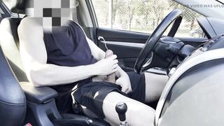 PUBLIC CAUGHT MASTURBATION AND CUMMING - 9 image