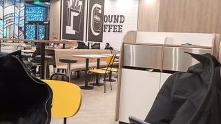 Jerking off in MCDONALDS while waiting for my meal - 1 image