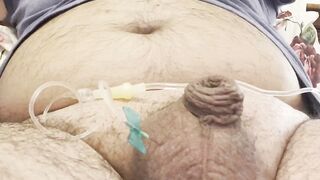 Inserting a large catheter into a small cock with big balls - 3 image