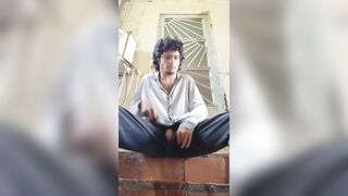 Really scared of getting caught while doing this GOLDE SHOWER