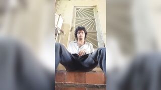 Really scared of getting caught while doing this GOLDE SHOWER