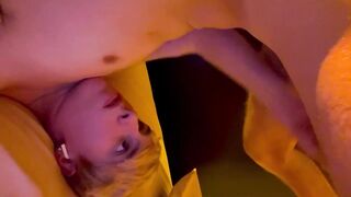 Gay teen self cum facial - 4 image