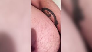 Pig cums on bloated belly - 6 image