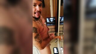 Beefy Latino Gets Nasty With Extra Big Dildo (Trailer)