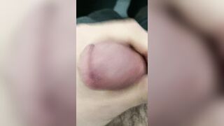 Jacking off. A lot cum