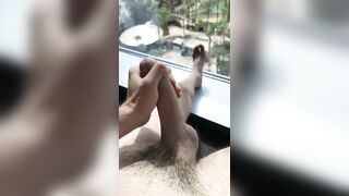 Sexy College Teen Puts on A Show with Perfect Twink Cock + Cumshot - 5 image
