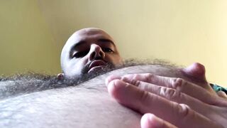Verbal Stud Daddy Showing Off Huge Nipples in Open Shirt - 4 image
