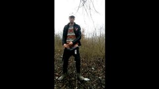 young arab jerk off and cum public - 1 image