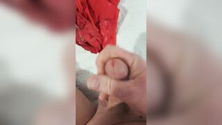 Cum on unwashed dirty knickers