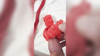 Cum on unwashed dirty knickers