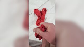 Cum on unwashed dirty knickers