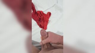 Cum on unwashed dirty knickers