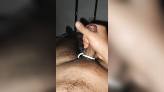 Param the haryanvi men wanking solo performance with lot of cum to drink - 3 image