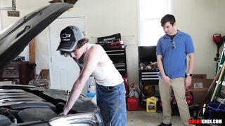 Colby Chambers Dicks Down Sexy Gay Country Boy Mechanic Right Through his Wranglers!! RAW - 2 image