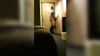 Gloryhole blowjob that turns into a rough anal sex (College hot guy) - 7 image