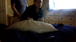 Horny Married Guy Cums and Goes Before Work. Morning HOT FUCK - 1 image