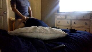 Horny Married Guy Cums and Goes Before Work. Morning HOT FUCK - 7 image