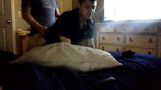 Horny Married Guy Cums and Goes Before Work. Morning HOT FUCK