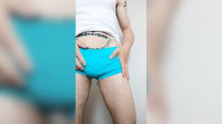 Underwear fetish/ Uncut cock close-up - 8 image