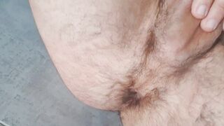 I masturbate my cock with my feet - 4 image