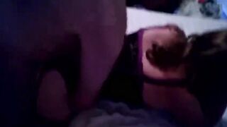 Wife films SISSY husband taking cock on her knees! - 3 image
