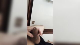 Jerking off at my girlfriend house - 3 image