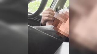Stranger wank and suck me in the car - 2 image