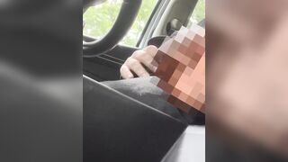 Stranger wank and suck me in the car - 3 image