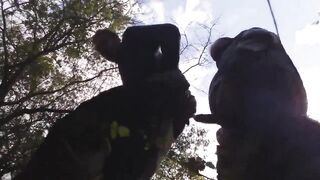 Step Dad fuck me in the woods - 8 image