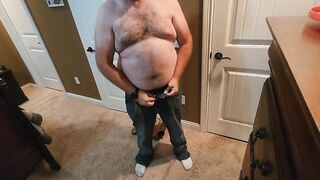 Dad bod strip and big cum shot - 2 image