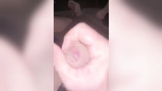 Was tied up outside until dark.