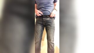 Femboy Tries to Piss Jeans - 3 image