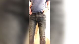 Femboy Tries to Piss Jeans - 4 image