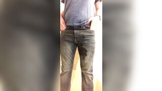 Femboy Tries to Piss Jeans - 5 image