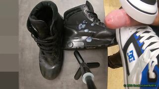 5 Cumshots on Fila Grunge Boots (Fast) - 7 image