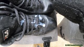 5 Cumshots on Fila Grunge Boots (Fast) - 9 image