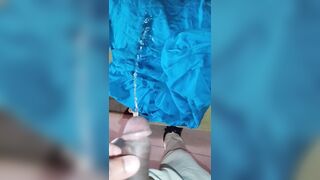 Pissing on nurse suit salwar in changing room (52) - 5 image