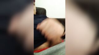 Chubby teen nearly caught by roommate - 7 image