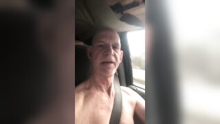 Driving naked with penis plug in - 2 image