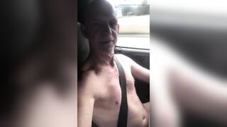 Driving naked with penis plug in - 6 image