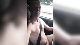 Driving naked with penis plug in - 8 image