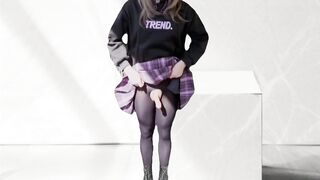 I LOVE MASTURBATING IN PUBLIC PLACES AND WALKING AROUND AS I AM A CUTE SCHOOLGIRL CUMSHOTS BIG LOAD ON SEXY NYLON - 8 image