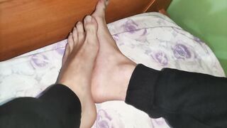 my dirty feet from work make me horny! - 9 image