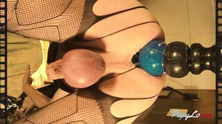 Anal sodomy with a 450 x 110 prototype multi-ball plug. - 3 image