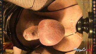 Anal sodomy with a 450 x 110 prototype multi-ball plug. - 5 image