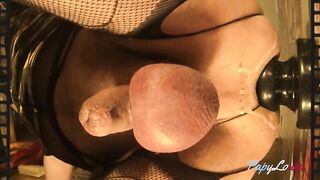 Anal sodomy with a 450 x 110 prototype multi-ball plug. - 9 image