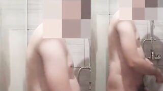 Real Security Guard Work Shower Cum - 2 image
