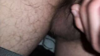 Cumshot on my anal toy