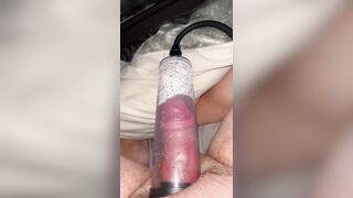 Quick session with a penis pump - 10 image