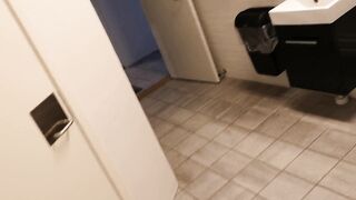 Big uncut bear in public bathroom - 2 image